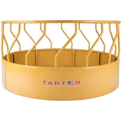 Titan Tall Bull Round Bale Feeder - Yellow