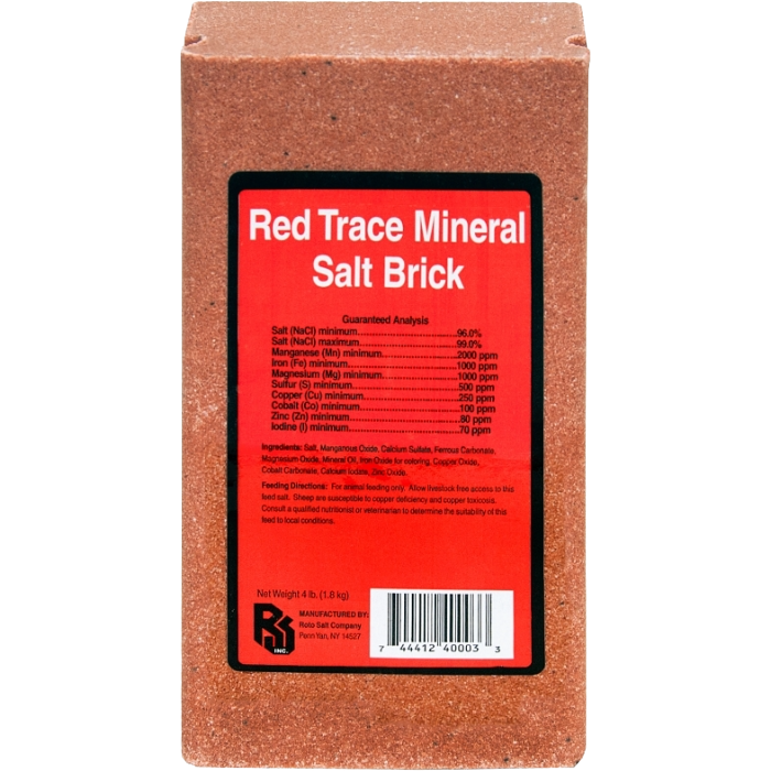 Salt Trace Mineral Block, Size: 4lbs