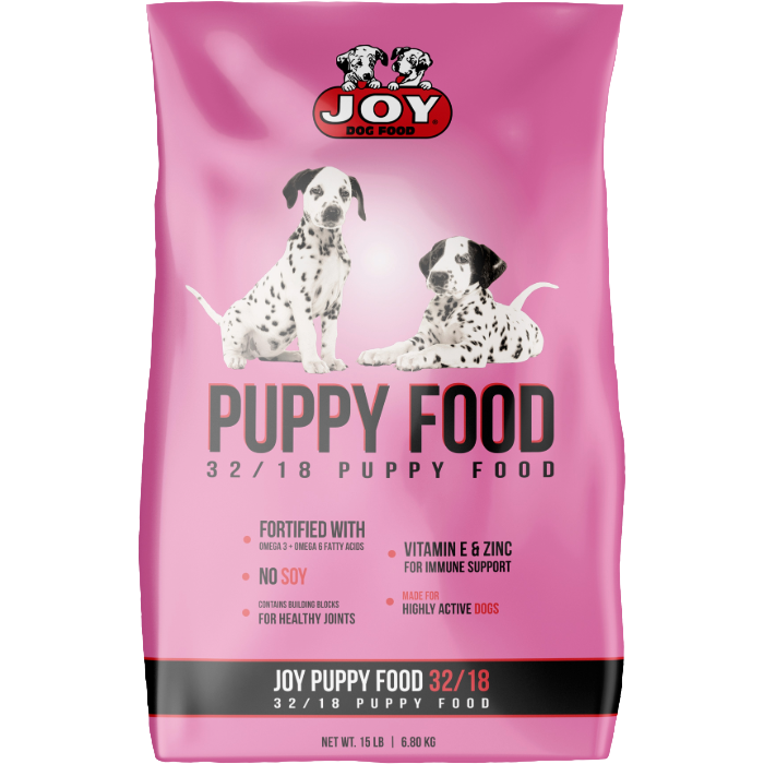Joy Dog Food-Puppy Food 32/18- 35lbs, Size: 35 LBS
