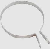 CHAIN LINK TENSION BAND 6", Type: GALVANIZED