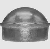 Chain Link Post Caps 4", Type: Galvanized