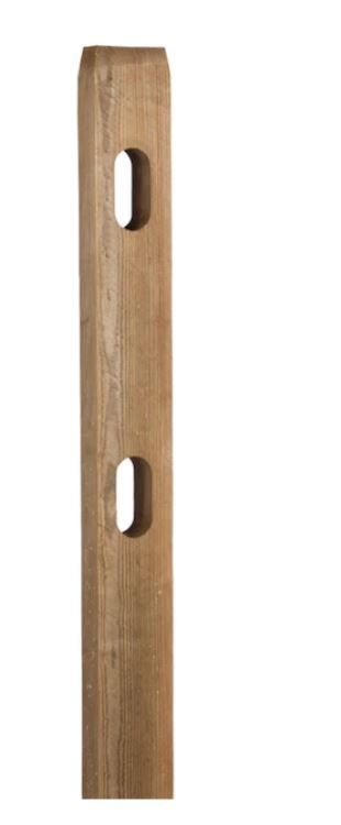 Split Rail Line Post, Type: 3 hole