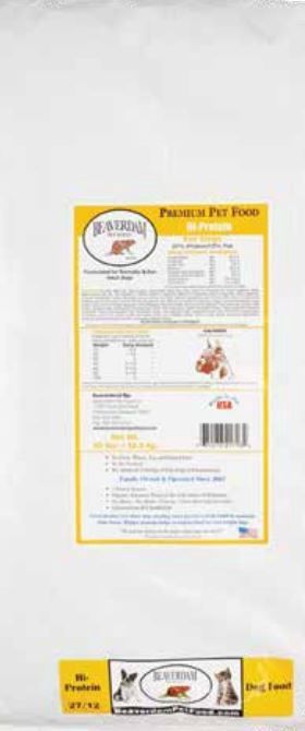 BEAVERDAM HI-PROTEIN 27-12 DOG FOOD, Size: 20 LB