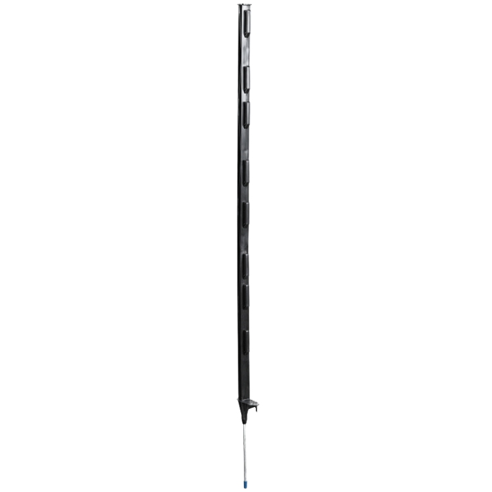 Step In Fence Post, Colour: Black