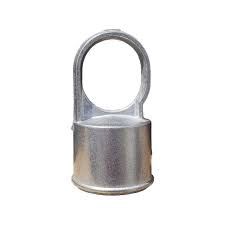Chain Link Loop Cap 2-1/2" x 1-5/8", Type: Galvanized
