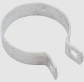 Chain Link Brace Band 3", Type: Galvanized