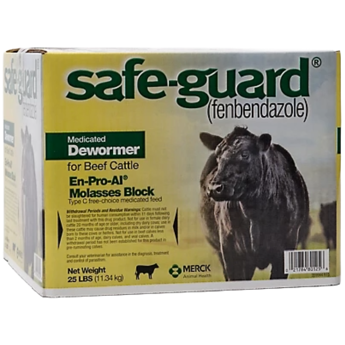 Safe-Guard Block 25 lbs, Type: En-Pro-Al Dewormer