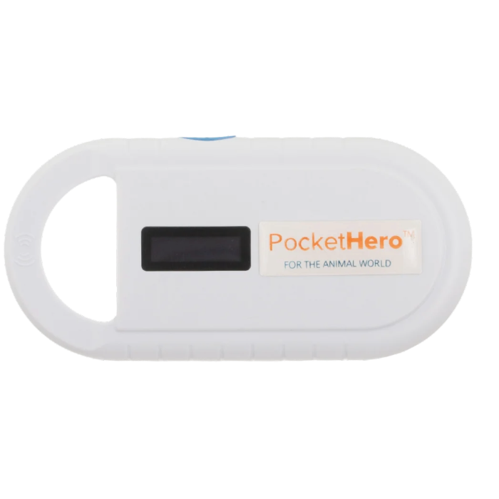 Pocket Hero Micro Chip Reader, Colour: Black