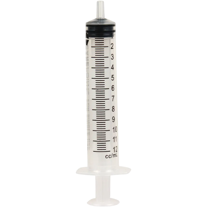 Disposable Luer Slip Tip Syringe, Size: 12ML