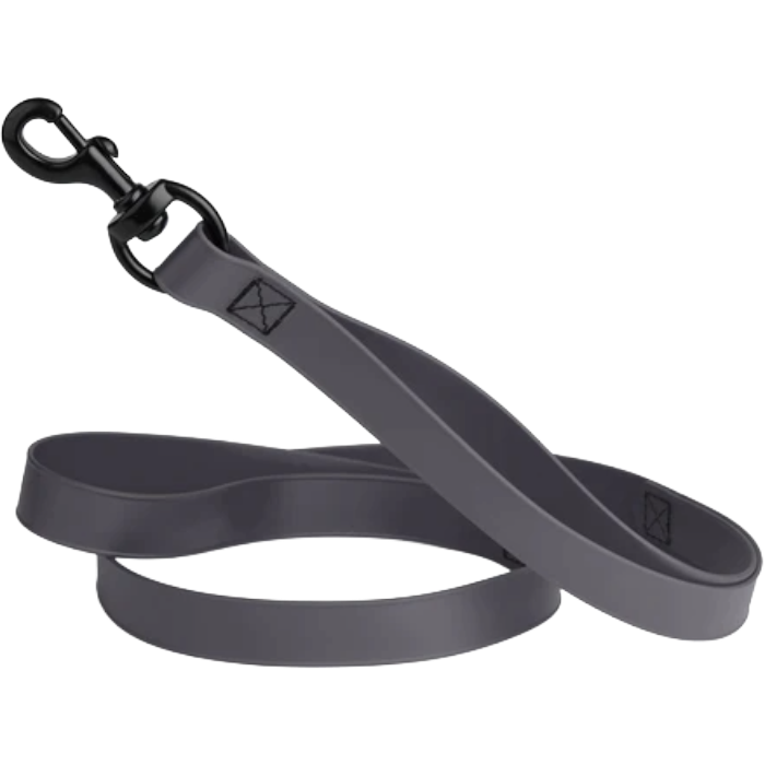 Dogline Leash Biothane, Colour: Gray, Size: 6' X 1/2"