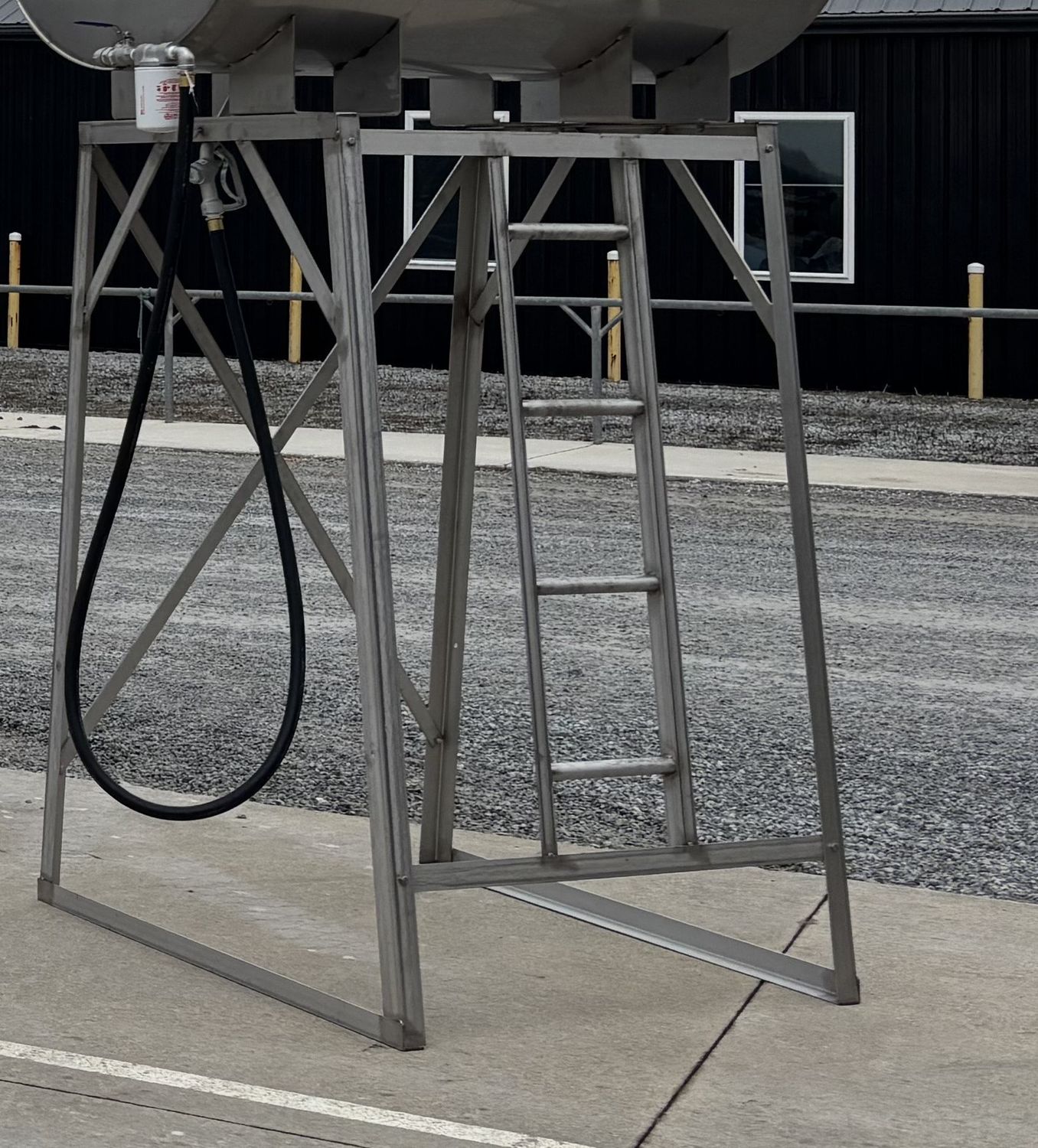Fuel - Stainless Steel Stand W/Ladder, Size: 60" 100&amp;200 GAL
