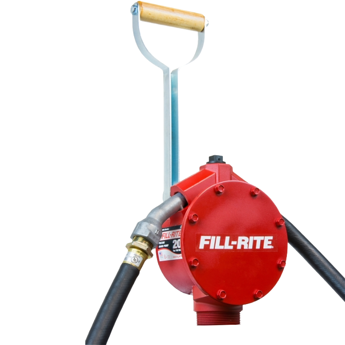 Fuel - Hand Fuel Pump w/8' hose &amp; spout, Type: Piston