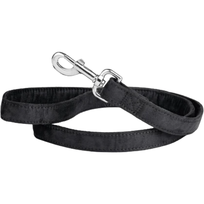 Dogline Leash Comfort, Colour: Black, Size: 5/8"