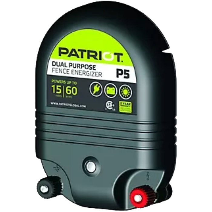 Dual Purpose Fence Energizer - Patriot, Size: P5