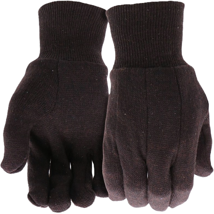 Jersey Glove Brown, Size: Large