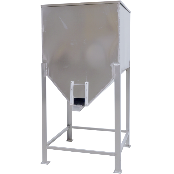 Aluminum Feed Hopper, Size: 500 LBS