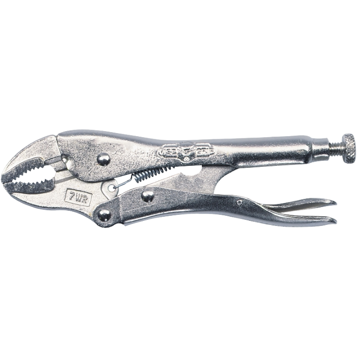 Locking Pliers Curved Jaws, Size: 10"