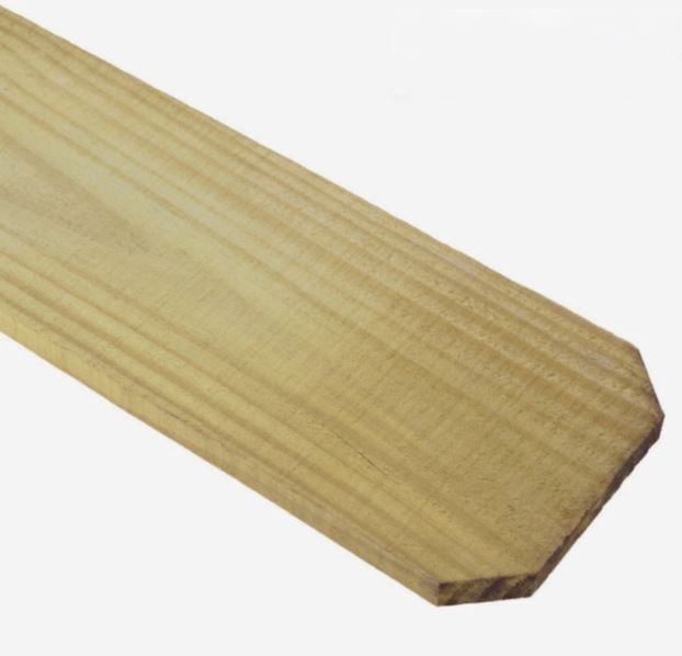 1 X 6 X 8' Dog Eared Treated Board Rough Bundle