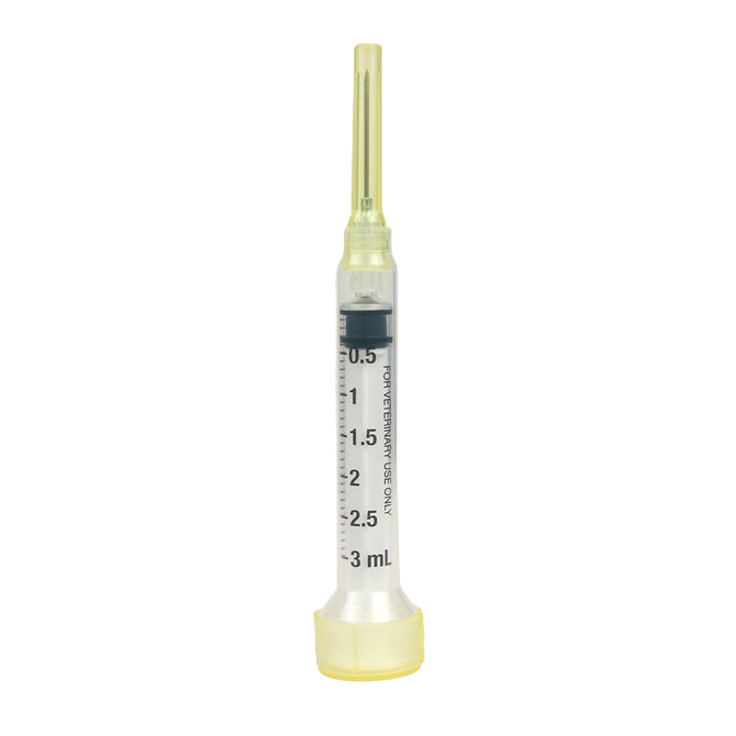 3ML Syringe W/20 GA 1" Needle Box Of 100