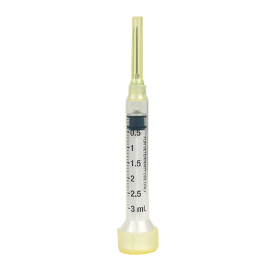 3ML Syringe W/20 GA 1" Needle Box Of 100