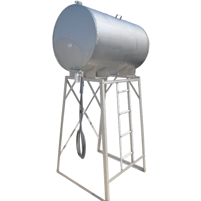 300 Gallon Gravity Flow Stainless Steel Fuel Tank