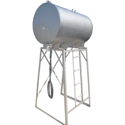300 Gallon Gravity Flow Stainless Steel Fuel Tank
