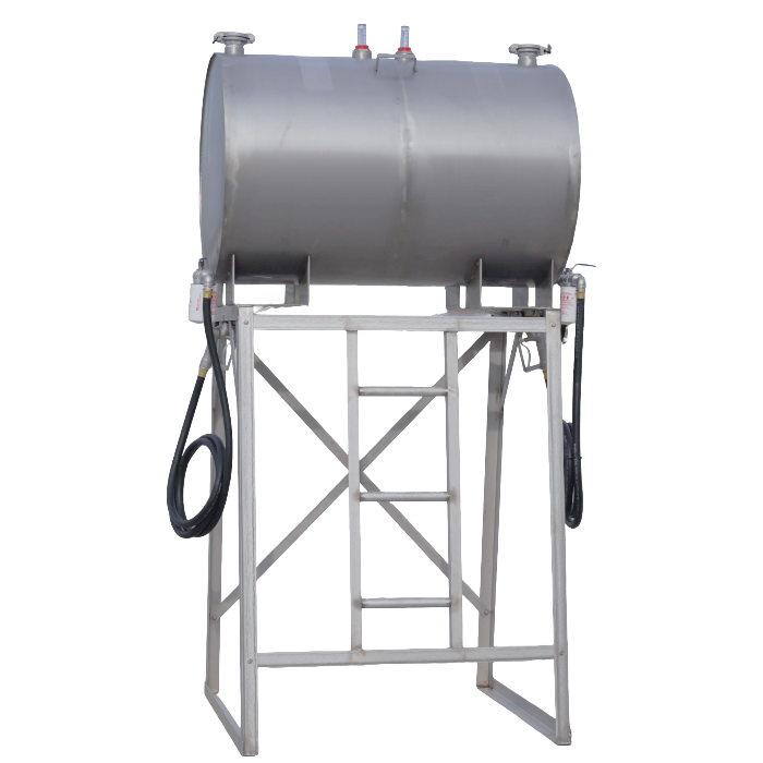 150 Gallon Gravity Flow Stainless Steel Fuel Tank