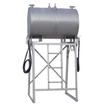 150 Gallon Gravity Flow Stainless Steel Fuel Tank