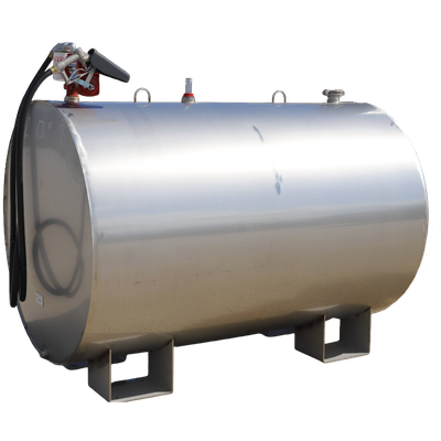 500 Gallon Stainless Steel Fuel Tank W/ Pump