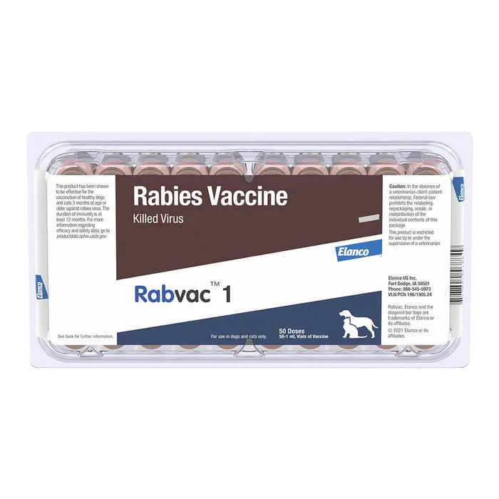 RABVAC 1 (RABIES VACCINE) TRAY