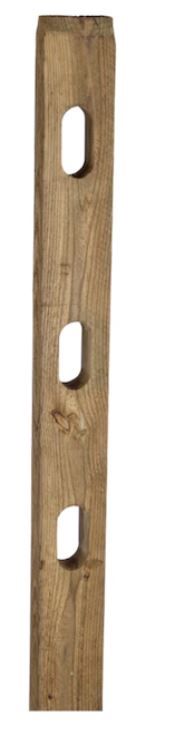 SPLIT RAIL 3-HOLE END POST BUNDLE