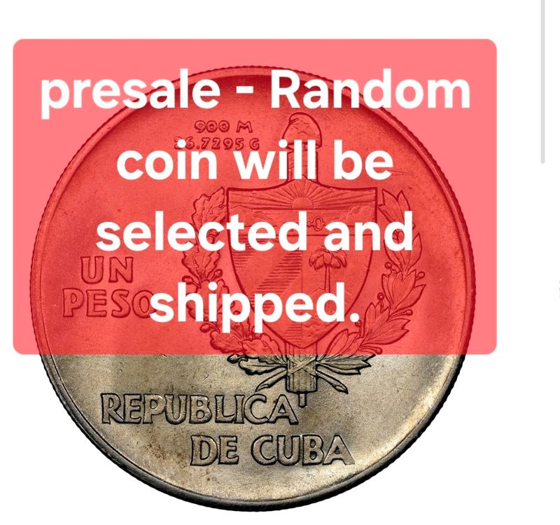 Presale- 1937 Cuba ABC Type Peso NGC AU58 rare
