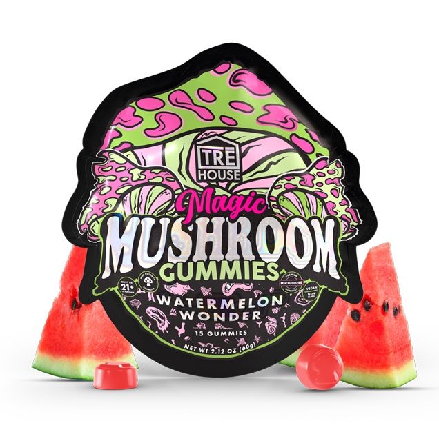 Tre House Magic Mushroom Gummies, Flavor: Watermelon Wonder