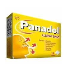 PANADOL ALLERGY SINUS 56X 52 TAB