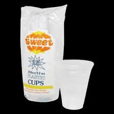 PLASTIC CUPS SWEET (PACK) 9 OZ  50*25