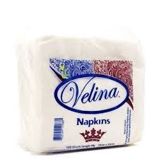 VELINA NAPKIN 100 SHEETS * 12