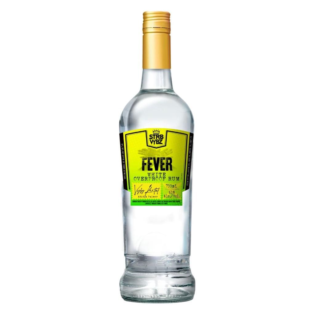 VYBZ FEVER  WHITE O/P RUM 12.*75ML
