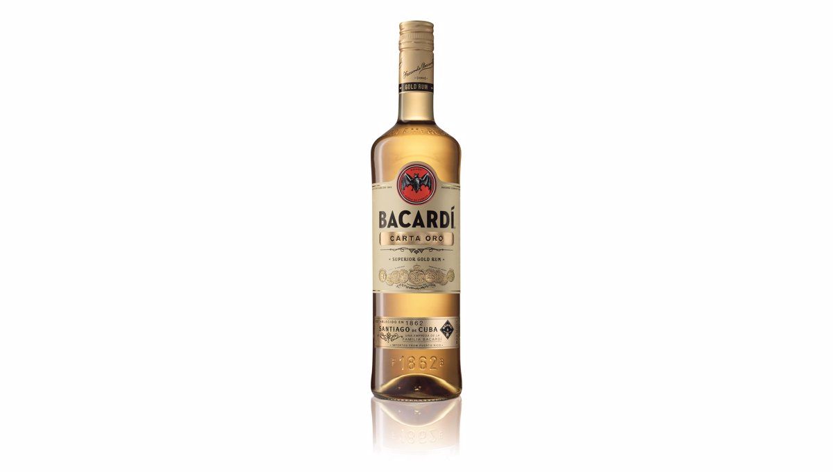 Bacardí Carta Oro - Gold Rum (GOLD) 12 units / 1Lt