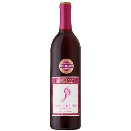 Barefoot Sweet Red Blend  12 Units / 750 ml