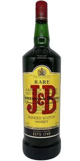 J&amp;B Rare Scotch Whisky 12 Units / 1 Lt