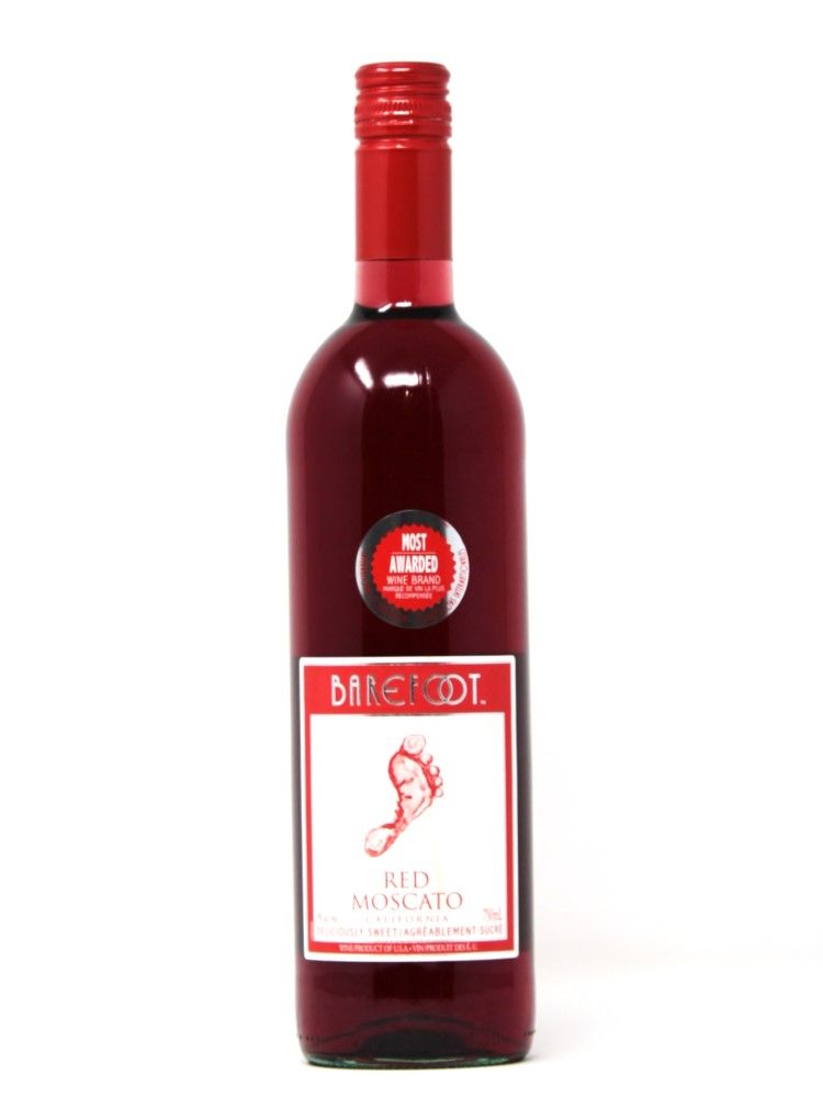 Barefoot Red Moscato 12 Units / 750 ml