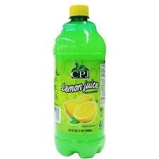 CPJ  Lemon Juice Plastic Bottle(CPJ) 12 *32 oz