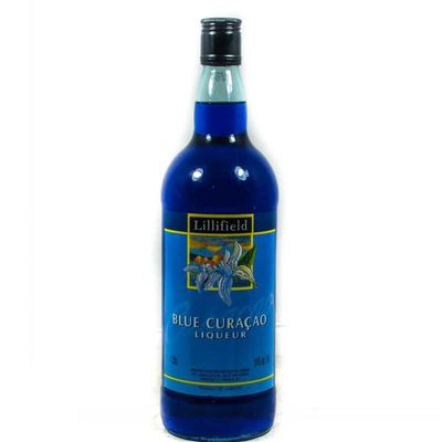 Lillifield Blue Curacao Liqueur 12 Units /  1 Lt