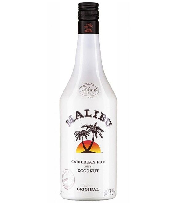 Malibu Caribbean Rum Coconut Liqueur  12 Units / 1 Lt
