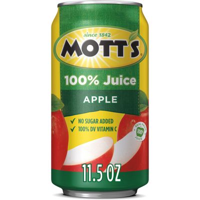 Mott's 100% Apple Juice (Can) 24 Units / 11.5 oz