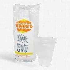 Sweet Plastic Cups (Pack) 12oz 40*25
