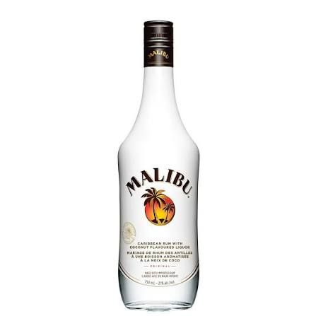 Malibu Caribbean Rum Coconut Liqueur 12 Units / 750 ml