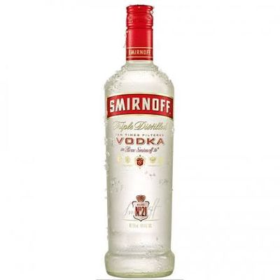 Smirnoff Vodka Triple Distilled  12 Units / 750 ml