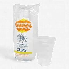 Sweet Plastic Cups (Pack) 7oz 50*25