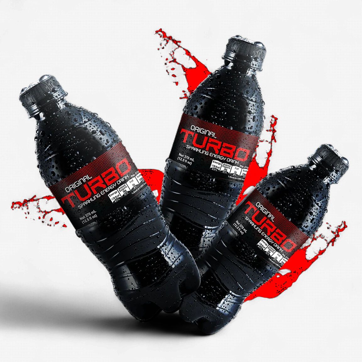 Turbo Energy Drink 12 Units / 370 ml